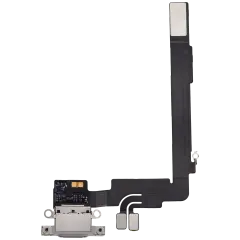 Charging Port Flex Cable For iPhone 16 Pro Max (Used OEM Pull) (White Titanium)