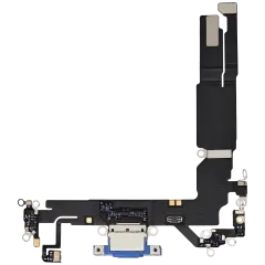 Charging Port Flex Cable For iPhone 16 (Used OEM Pull) (Ultramarine)