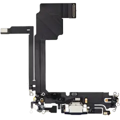 Charging Port Flex Cable For iPhone 15 Pro Max (Used OEM Pull) (Blue Titanium)