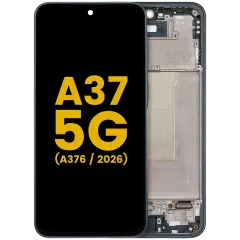 OLED Assembly With Frame For Samsung Galaxy A37 5G (A376 / 2026) (Refurbished) (Graygreen)