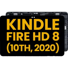 LCD Assembly With Frame For Amazon Kindle Fire HD 8 (10th Gen, 2020) (Refurbished) (All Colors)