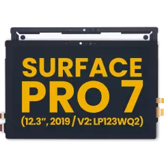 LCD Assembly With Digitizer For Microsoft Surface Pro 7th 12.3" (Extension Cable Included) (1866 / Version 2: LP123WQ2) (Refurbished)
