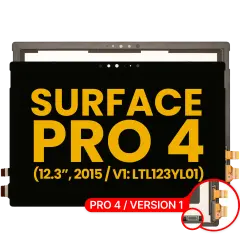 LCD Assembly With Digitizer For Microsoft Surface Pro 4 (Version 1) (1724 / Samsung LCD Version: V1.0 / LTL123YL01) (Refurbished)