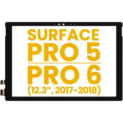 Digitizer With Flex Cable For Microsoft Surface Pro 5 / Pro 6 (1796) (Glass Separation Required)