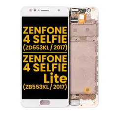LCD Assembly With Frame For Asus ZenFone 4 Selfie (ZD553KL / 2017) / ZenFone 4 Selfie Lite (ZB553KL / 2017) (Refurbished) (White)
