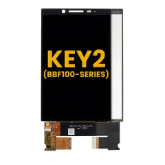 LCD Assembly Without Frame For BlackBerry KEY2 (BBF100 Series) (Refurbished) (Black)