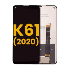 LCD Assembly Without Frame For LG K61 (2020) (Refurbished) (Black)