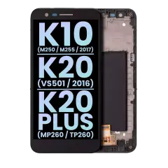 LCD Assembly With Frame For LG K10 (M250 / M255 / 2017) / K20 (VS501 / 2016) / K20 Plus (MP260 / TP260) (Genuine OEM) (All Colors)