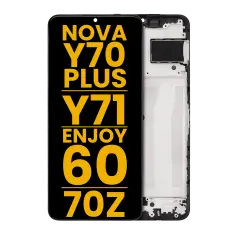LCD Assembly With Frame ForHuawei Nova Y70 Plus / Enjoy 60 / Enjoy 70Z / Y71 (Refurbished) (All Colors)
