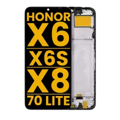 LCD Assembly With Frame For Honor X6 / X6S / X8 5G / 70 Lite 5G (Refurbished) (All Colors)