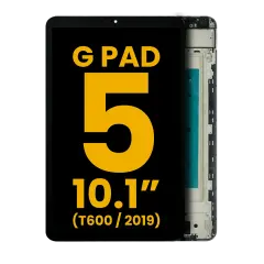 LCD Assembly With Frame For LG G Pad 5 10.1 (T600 / 2019) (Refurbished) (Black)
