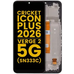 LCD Assembly With Frame For Cricket lcon Plus (2026) (SN333C) / AT&T Verge 2 5G (Refurbished) (All Colors)
