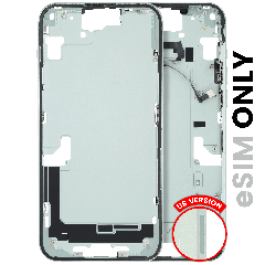 Mid-Frame Housing W/ Small Parts For iPhone 15 Plus (US Version) (Used OEM Pull: Grade B) (Green)