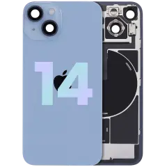 Cristal trasero con imán MagSafe, NFC y flex del flash para iPhone 14 (Original Service Pack)
