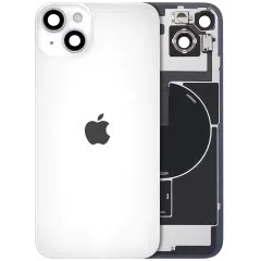 Back Glass w/ MagSafe Magnet & NFC & Flashlight Flex For iPhone 14 Plus (Genuine OEM) (Starlight)