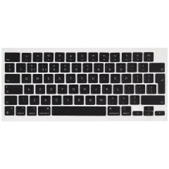 KeyBoard Keycap Kit For MacBook Air 13" (Mid 2022 to Mid 2024 ) / Pro 14" / Pro 16" (Late 2021 to Late 2024) (Midnight) (UK English)
