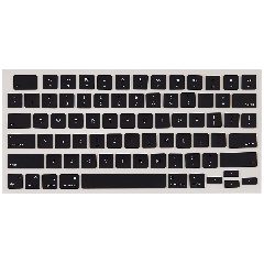 KeyBoard Keycap Kit For MacBook Air 13" (Mid 2022 to Mid 2024 ) / Pro 14" / Pro 16" (Late 2021 to Late 2024) (Midnight) (US English)