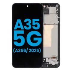 LCD Assembly With Frame For Samsung Galaxy A35 5G (A356/ 2025)(6.58" ) (US Version) (Aftermarket : incell )(Navy)