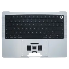 Top Case with Keyboard (ANSI US) For MacBook Pro 14" A3438 (2026) (Genuine OEM) (Silver)