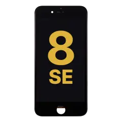LCD Assembly With Steel Plate For iPhone 8 / SE (2020 / 2022) (Refurbished) (Black)
