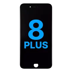 LCD Assembly With Steel Plate For iPhone 8 Plus (Aftermarket: AQ7) (Black)