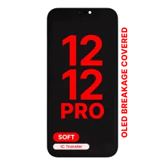 OLED Assembly For iPhone 12 / 12 Pro (Aftermarket Pro: XO7 Soft)