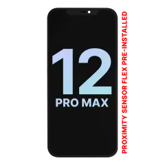 OLED Assembly With Proximity Sensor Flex Pre-Installed For iPhone 12 Pro Max (Service Pack)