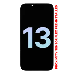 OLED Assembly With Proximity Sensor Flex Pre-Installed For iPhone 13 (Service Pack)