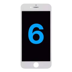 LCD Assembly For iPhone 6 (Aftermarket: AQ7) (White)