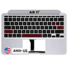 Top Case with Keyboard (ANSI US) For MacBook Air 11" A1370 (2011)