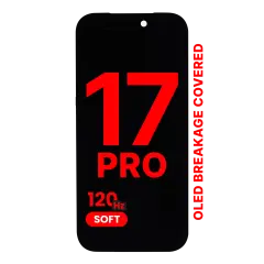 OLED Assembly Compatible For iPhone 17 Pro (Aftermarket Pro: XO7 Soft) (120HZ)