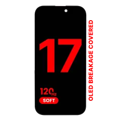 OLED Assembly For iPhone 17 (Aftermarket Pro: XO7 Soft) (120HZ)