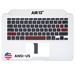 Top case con teclado (teclado ANSI EE. UU.) para MacBook Air 13" A1466 (2012) (Original usada · grado A)