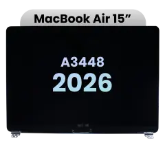 Complete LCD Display Assembly For MacBook Air 15" (A3448) (2026) (Genuine OEM) (Midnight)