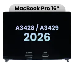 Complete LCD Display Assembly For MacBook Pro 16" A3428 / A3429 (2026) (Genuine OEM) (Silver)