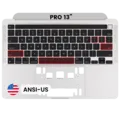 Top Case with Keyboard (ANSI US) For MacBook Pro 13" A2338 (2020) (Silver)