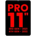 LCD Assembly With Digitizer For iPad Pro 11" 3rd Gen (2021) / Pro 11" 4th Gen (2022) (Aftermarket Plus) (All Colors)