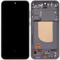 OLED Assembly With Frame For Samsung Galaxy S23 FE 5G (US & International Version)(6.43") (Aftermarket Plus) (Graphite)