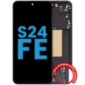 LCD Assembly With Frame For Samsung Galaxy S24 FE 5G (US & International Version) (Aftermarket : incell ) (Graphite)