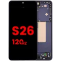 OLED Assembly With Frame For Samsung Galaxy S26 5G (US & International) (Aftermarket Plus) (120Hz) (Black)