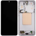 OLED Assembly With Frame For Samsung Galaxy S26 5G (US & International) (Aftermarket Plus) (120Hz) (White)