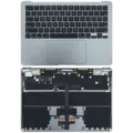 Top Case with Battery and Keyboard (ANSI US) For MacBook Air 13" A2681 (Used OEM Pull: Grade A) (Space Gray)