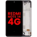 OLED Assembly With Frame For Xiaomi Redmi Note 14 4G (EU Version) (Aftermarket Plus) (All Colors)