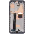 LCD Assembly With Frame (Without FingerPrint Sensor) For Samsung Galaxy S20 Ultra 5G (Aftermarket: Incell) (Cosmic Gray)