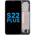LCD Assembly With Frame (Without FingerPrint Sensor) For Samsung Galaxy S22 Plus 5G (Aftermarket: Incell) (Phantom Black)