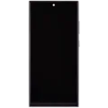 LCD Assembly With Frame (Without FingerPrint Sensor) For Samsung Galaxy S23 Ultra 5G (Aftermarket: Incell) (Phantom Black)