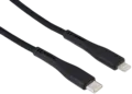 USB Type C To Lightning Cable (Non-MFI) (1.8 m / 6 ft) (AmpSentrix Matrix) (Black)