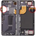 Inner OLED Assembly With Frame Compatible For Honor Magic V3 (Refurbished) (Velvet Black)