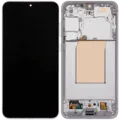 OLED Assembly With Frame For Samsung Galaxy S25 FE 5G (US & International Version) (Refurbished) (White)