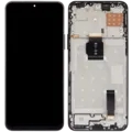 LCD Assembly With Frame For Honor X8A / X50i / 90 Lite (Aftermarket Plus) (Midnight Black)